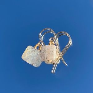 square labradorite earrings
